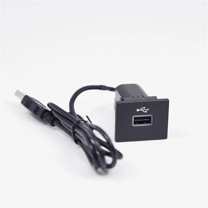 Car USB Input Adapter Audio Radio Socket with Cable For Ford Focus MK2 2005-2009