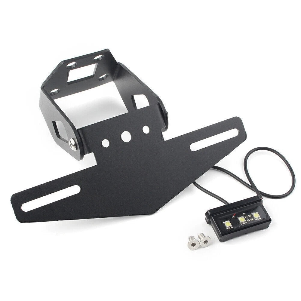 License Plate Holder Bracket for Kawasaki Ninja 400 (2018–2019) Black