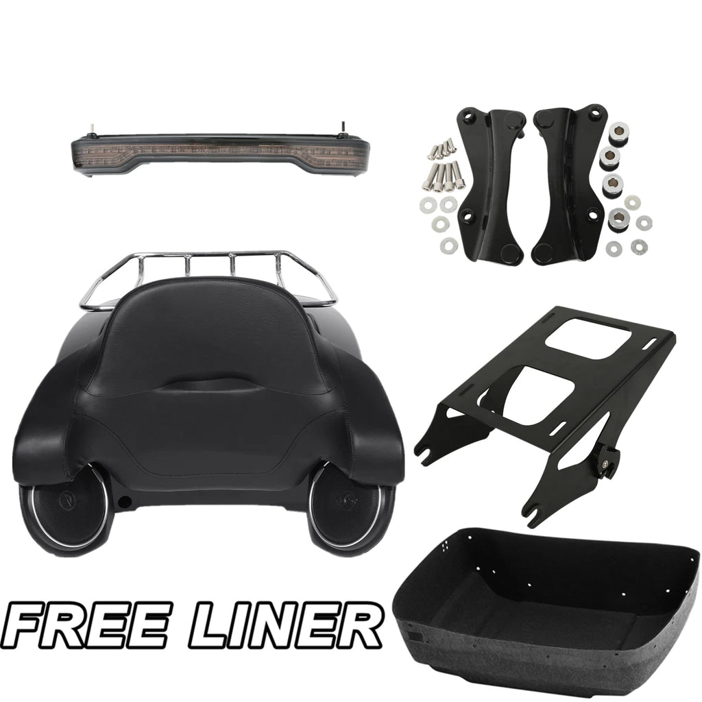 LED Tail Light Rack Speakers for Harley Touring (2014–2026)