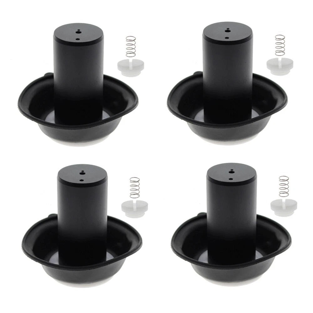 Set of 4 Carburetor Diaphragm Plunger Vacuum Kit for Yamaha VMX1200 XVZ1200D