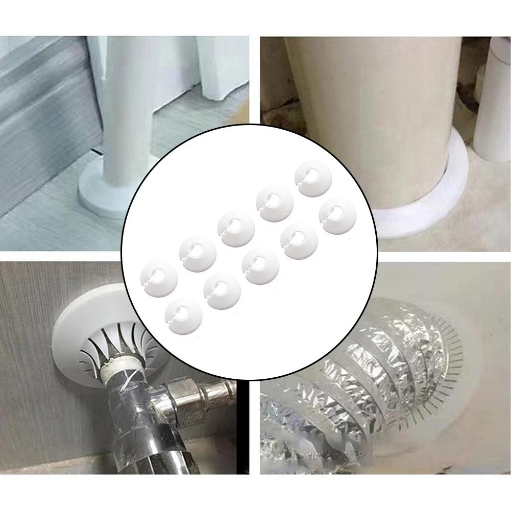 10PCS Pipe Cover Sleeve 50mm Escutcheon Collar for PVC50 DN40 Radiator