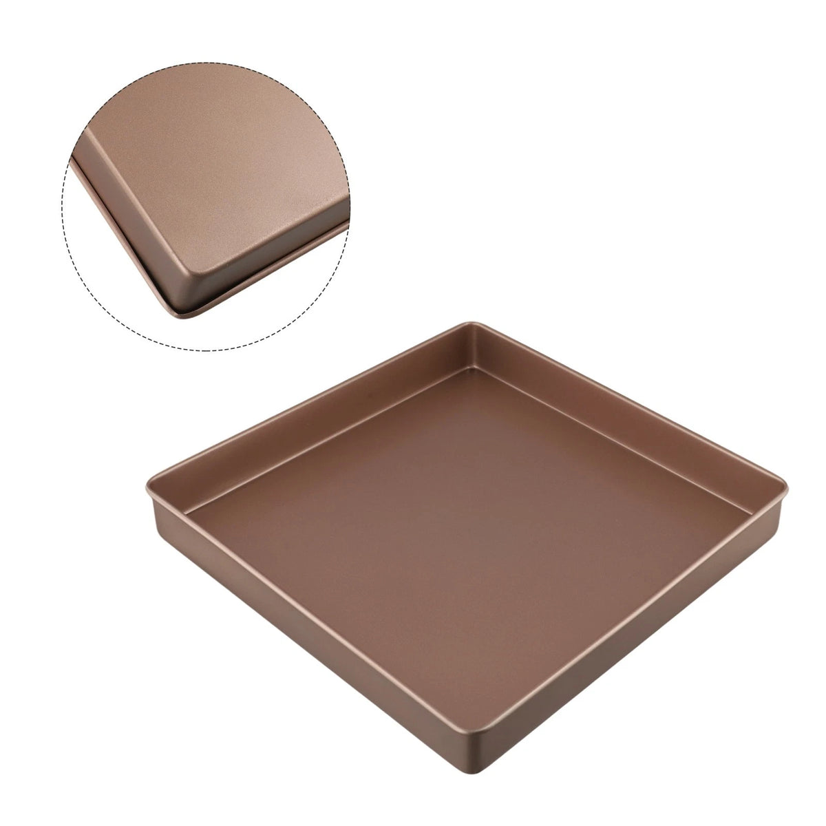 11 Inch Carbon Steel Square Baking Tray for Effortless Baking