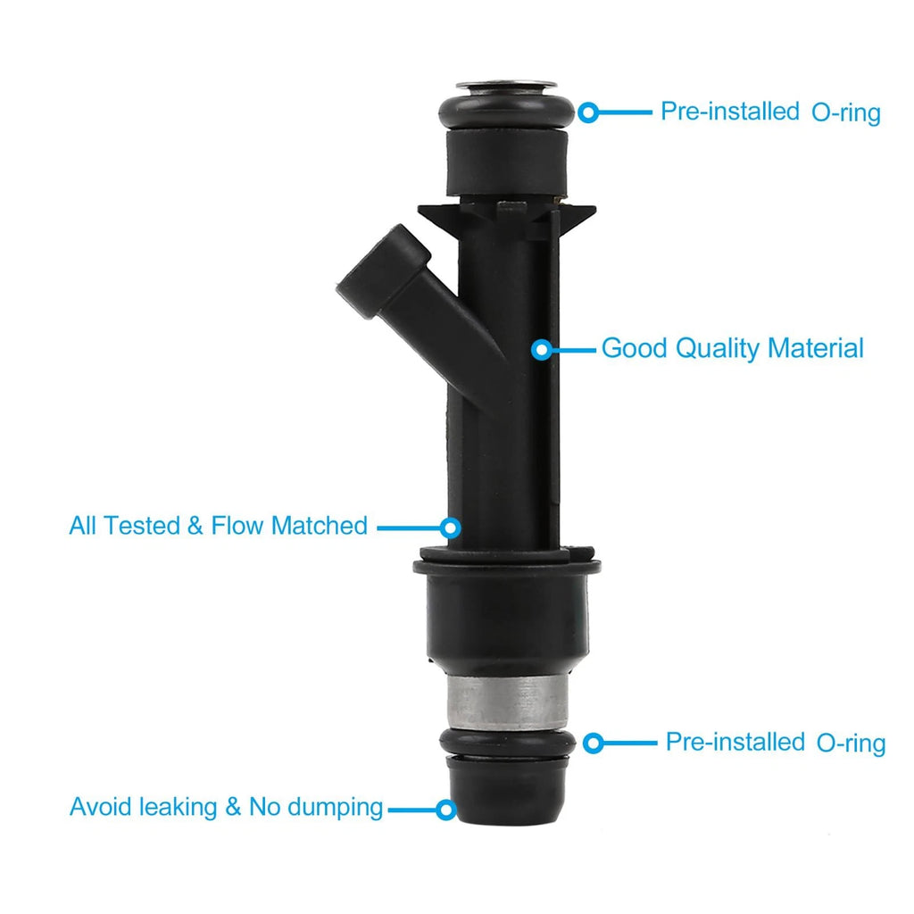 Fuel Injector Set Replacement 4PCS for Chevrolet Cavalier Sunfire (2.2L) (1995–2005)