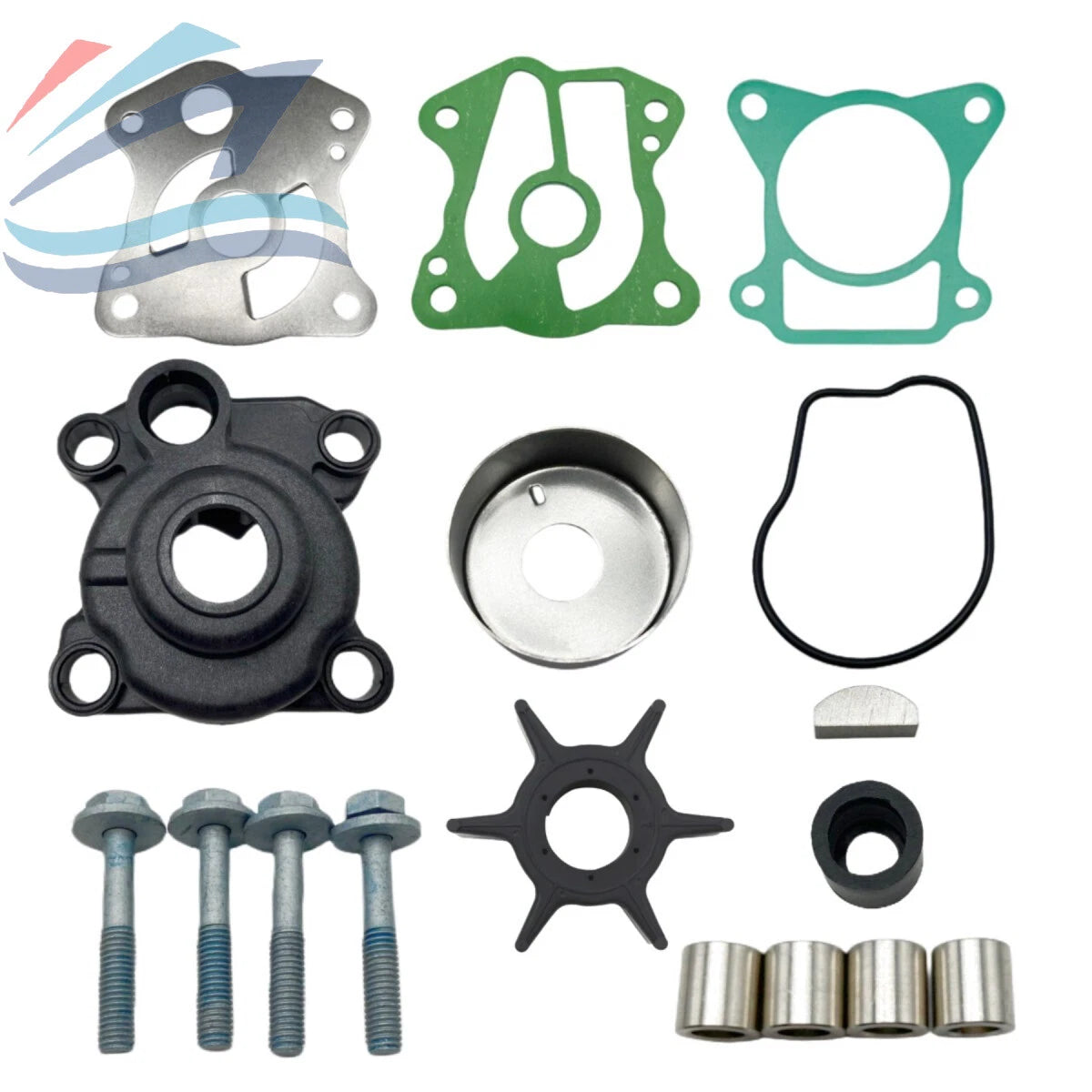 Water Pump Impeller Kit 06193-ZV7-020 for Honda Marine Outboard BF 25 35 HP