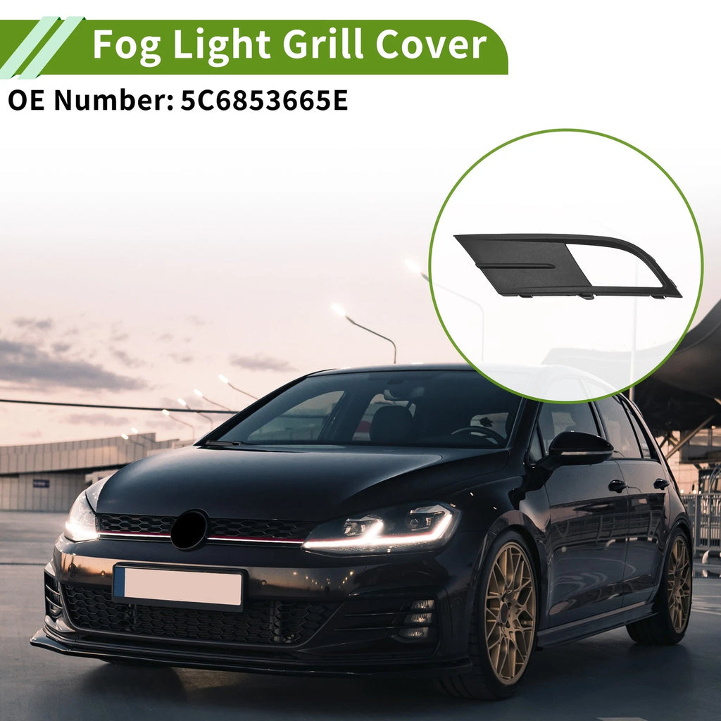Left Front Fog Light Grille Replacement for Volkswagen Jetta (2015–2018)