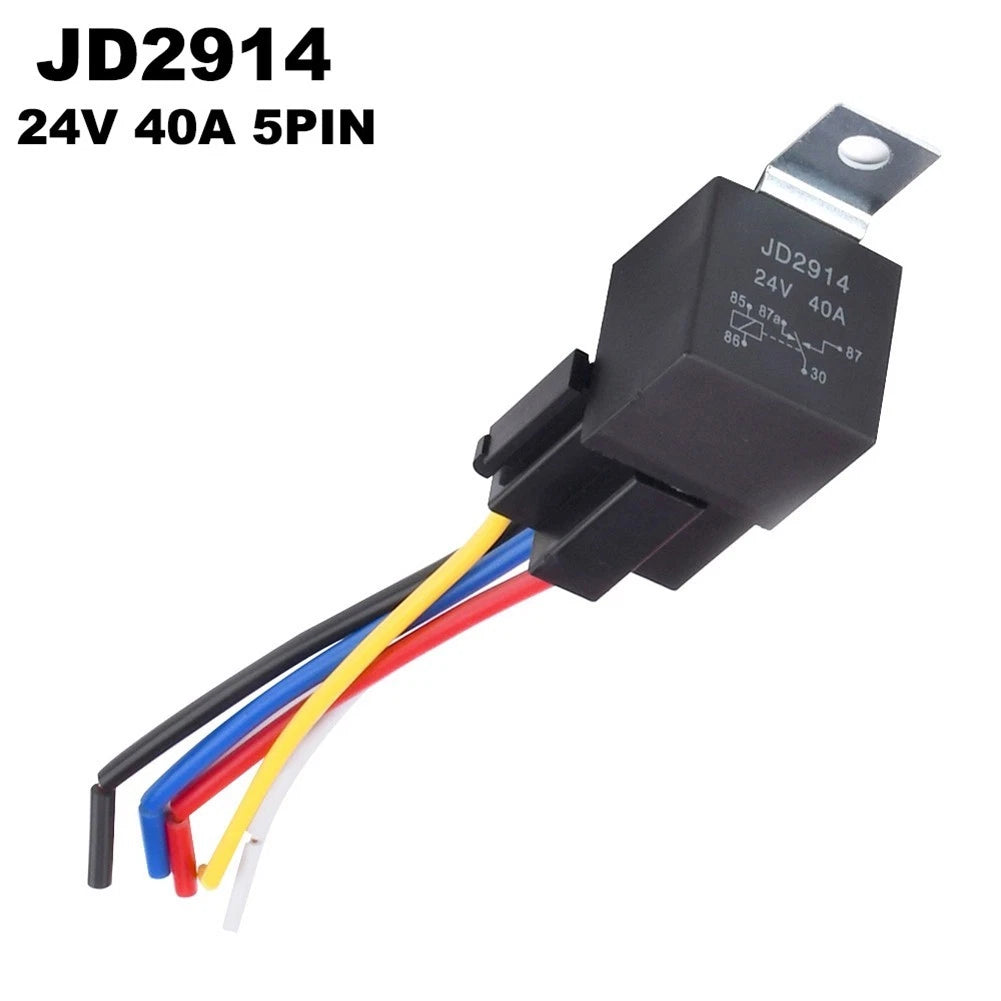 5 Pin 40A Automotive Relay with Waterproof Housing for Enhanced Durability