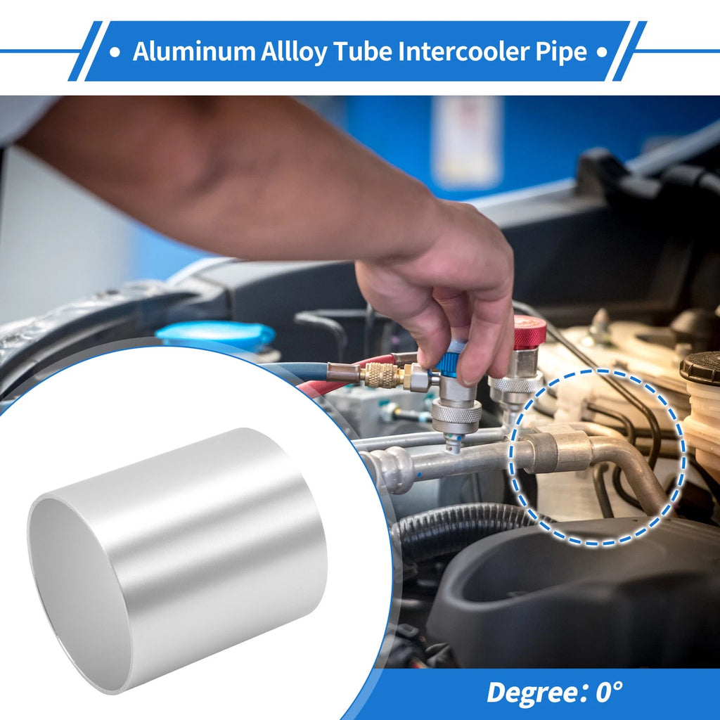 2.76" OD Intercooler Pipe for - Brushed Silver Tone