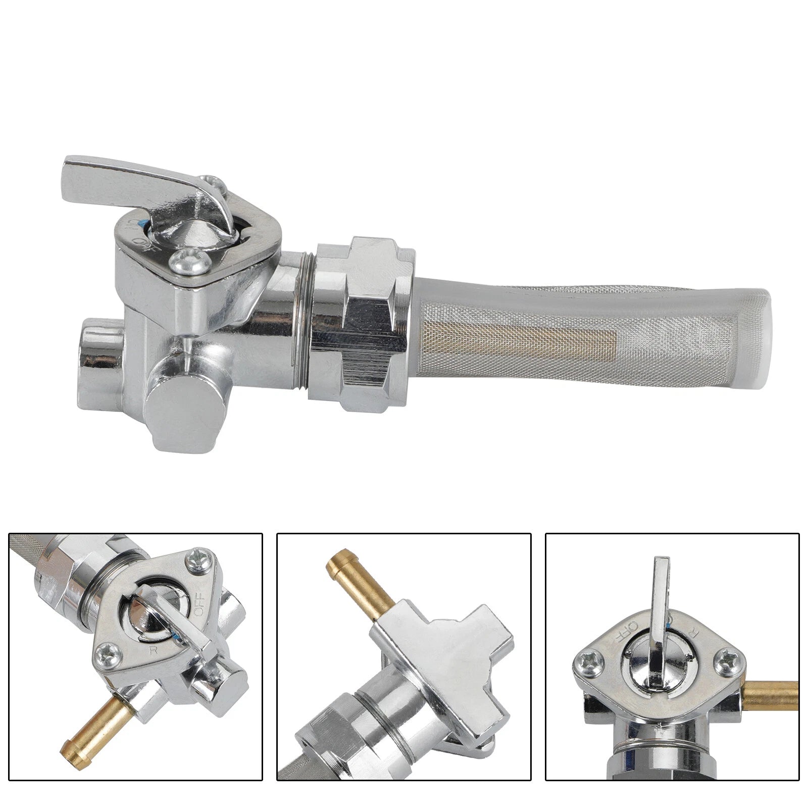 Gas Tank Fuel Cock Valve Petcock for XL883 XL1200 Sportster (1991–1994) T9