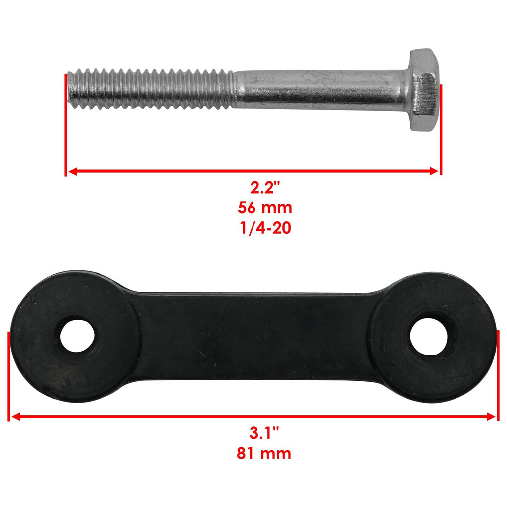 Lower Chute Latch and Hook Hardware Kit for Craftsman (2000–2020)
