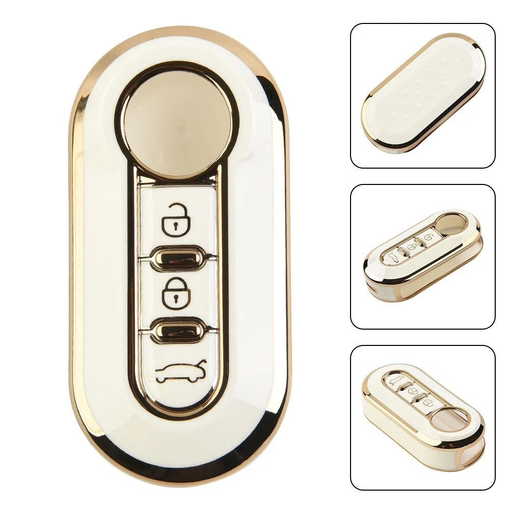 1 Pcs Remote Car Key Cover 3 Button Accessories Cover Case Kit Soft for tpu