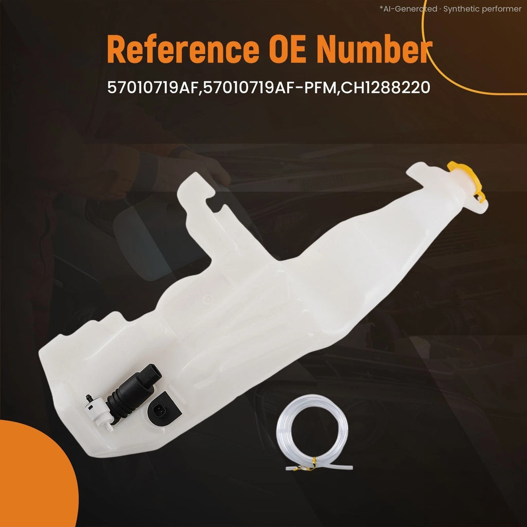 Front Washer Bottle Tank for Ford E-350 E-450 E-550 (2000–2003) 57010719AF