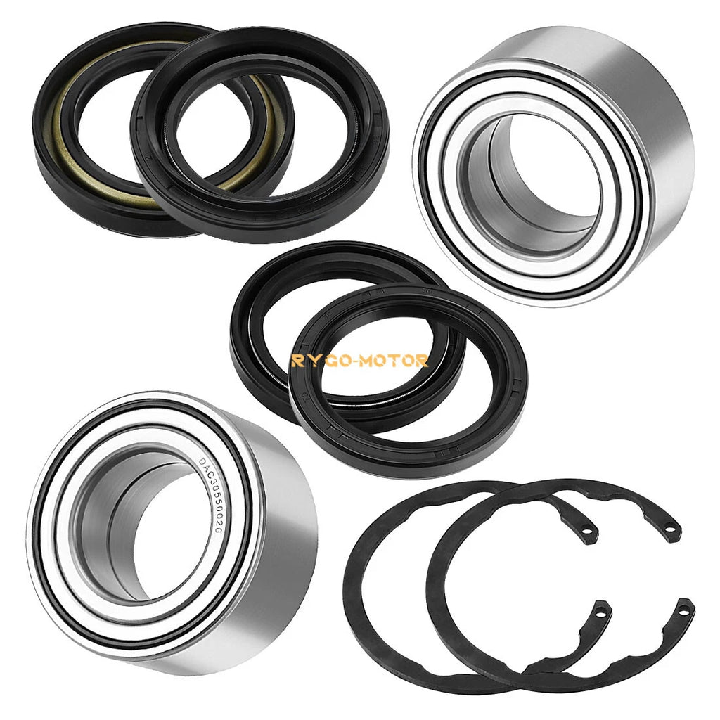 2pcs Front Wheel Bearing Kit for Kawasaki Bayou 300 400, Prairie 300 400