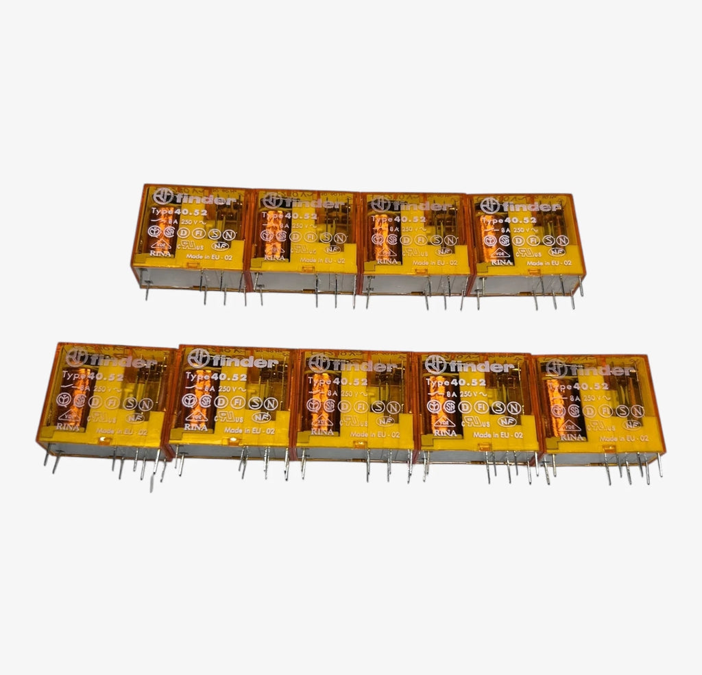 9 Pack Miniature PCB Relay 8A 250V for Finder 40.2.8.240
