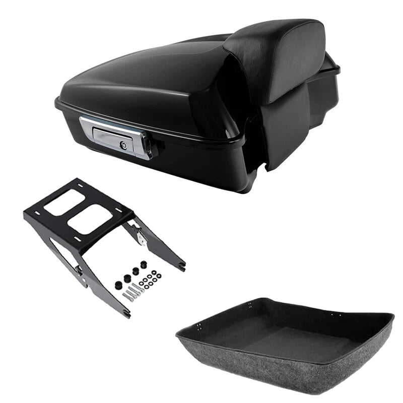 Chopped Trunk Backrest Mount Rack for Harley Sport Glide (2018–2021)