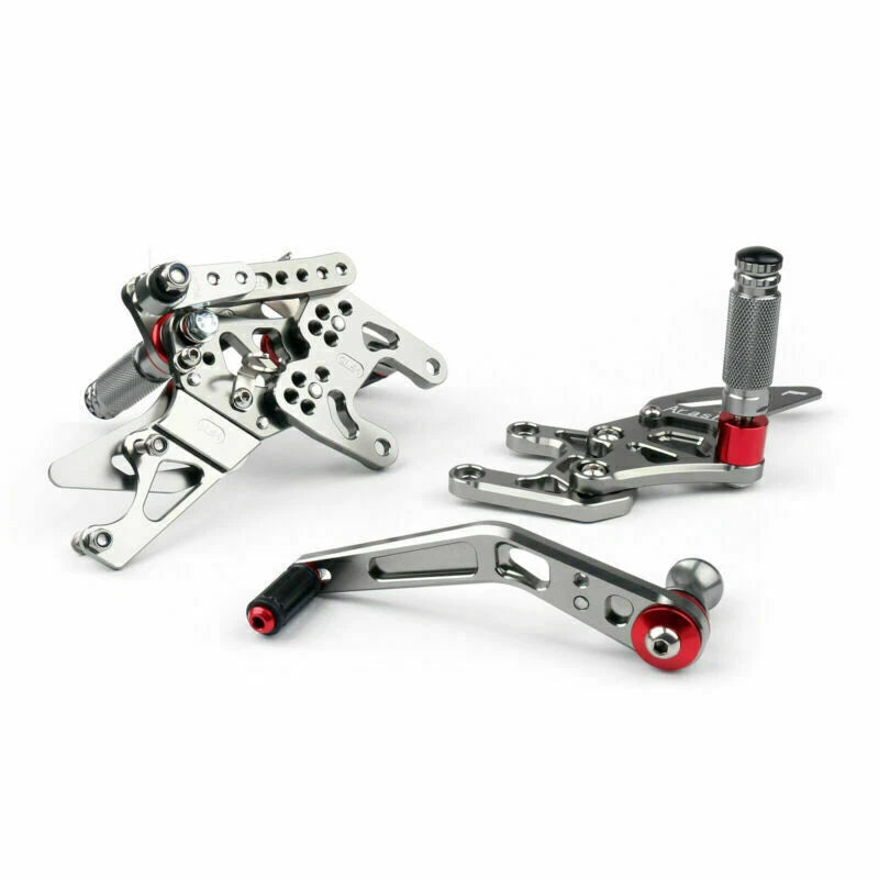 Aluminum Rearsets Footpeg Pedals for Honda CBR 1000RR (2012–2018) Titan Color
