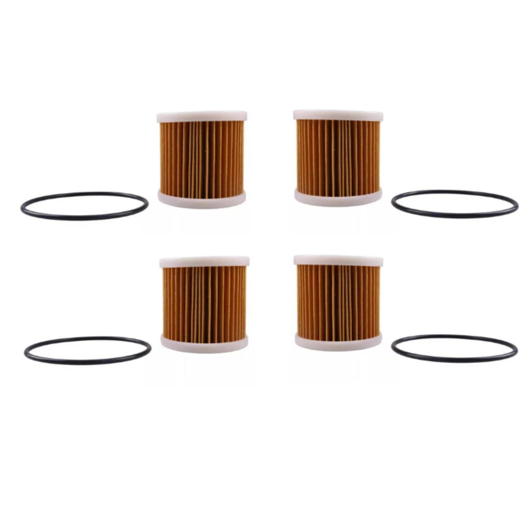 Set of 4 Fuel Filter Elements for Yamaha Honda (90794-46871-00, 90794-46913-00, 90794-46911-00)