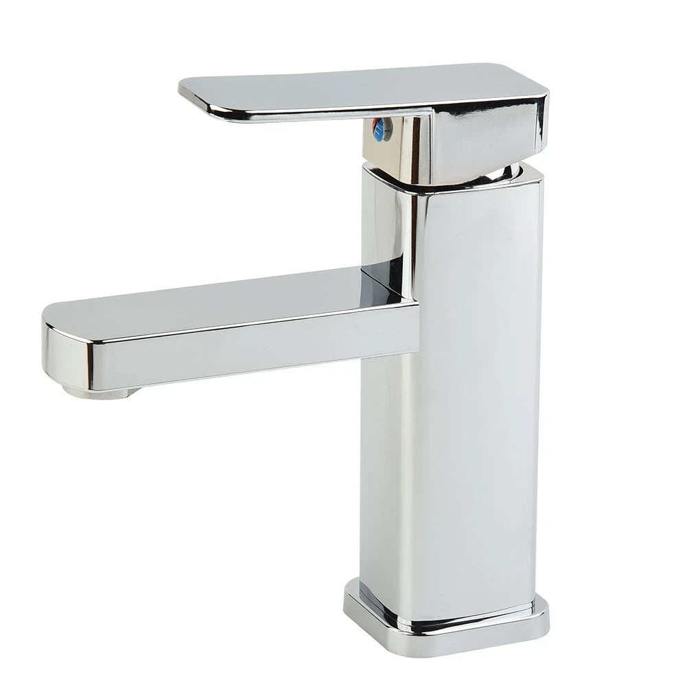 Square Bathroom Tap Mixer with Ceramic Valve for Core Easy