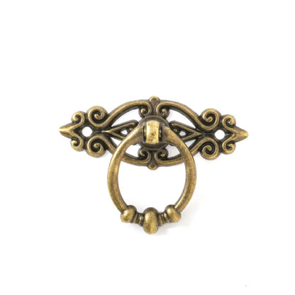 10Pcs Pull Knob Ring Kitchen Bath Cabinet Door Drawer Hardware Handle Zinc Alloy