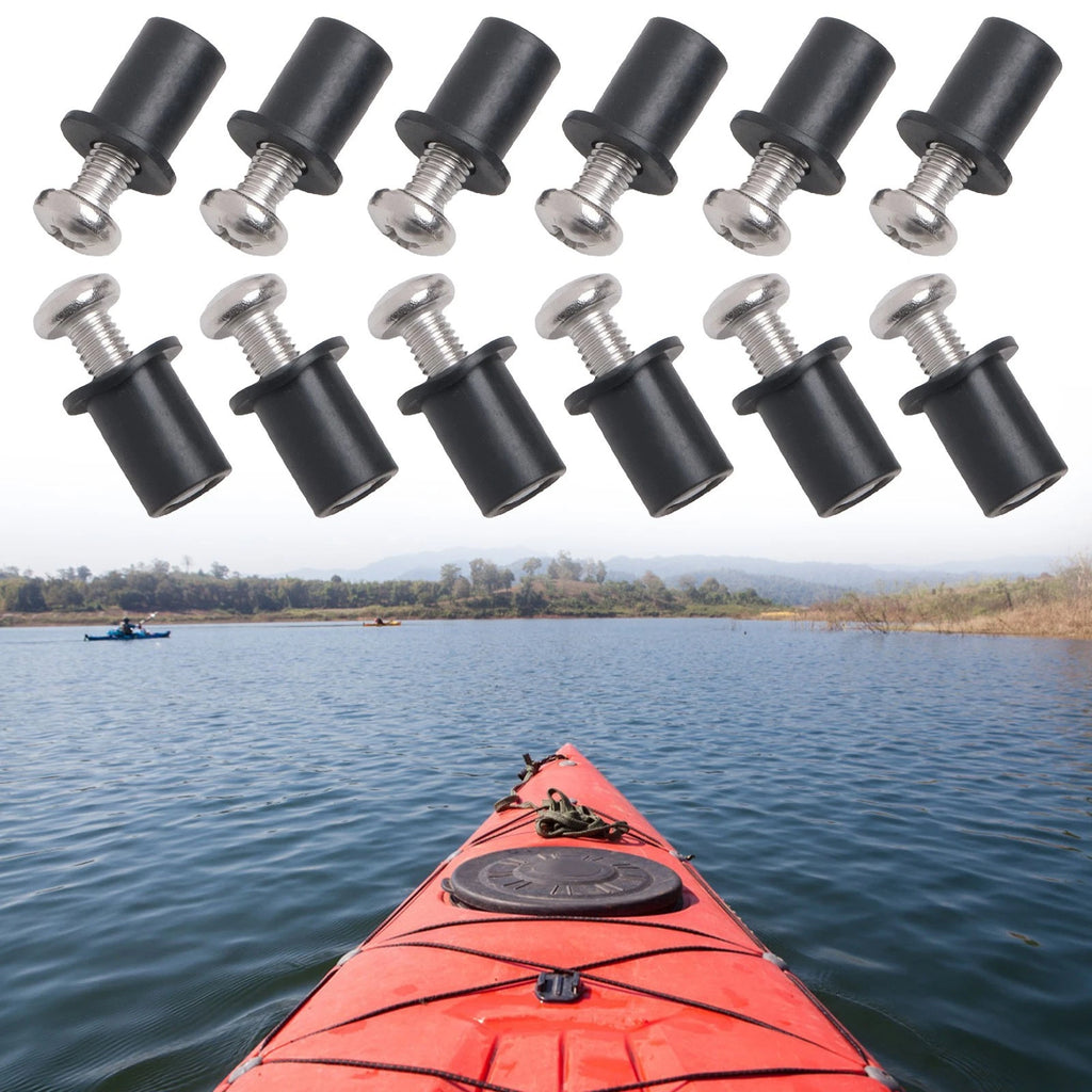 12PC Rubber Nuts Kit for Canoes and Boats (Universal)