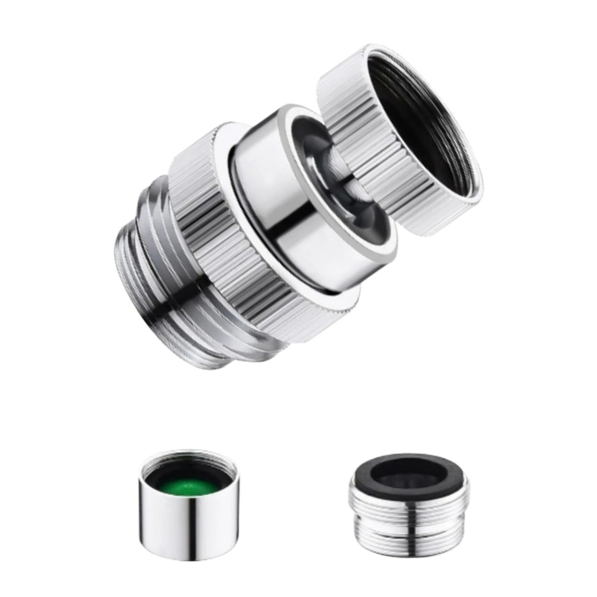 Faucet Thread Adapter Kit for Garden Hose Connector (Swivel Aerator)