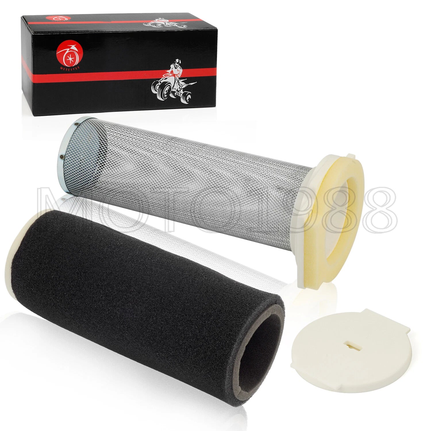 Air Filter & Cage Guide & CAP Kit for Yamaha Grizzly 600 YFM600 (1999–2008)