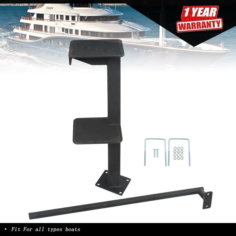 Dual Step Trailer Steps for Universal Fit Bass Boat