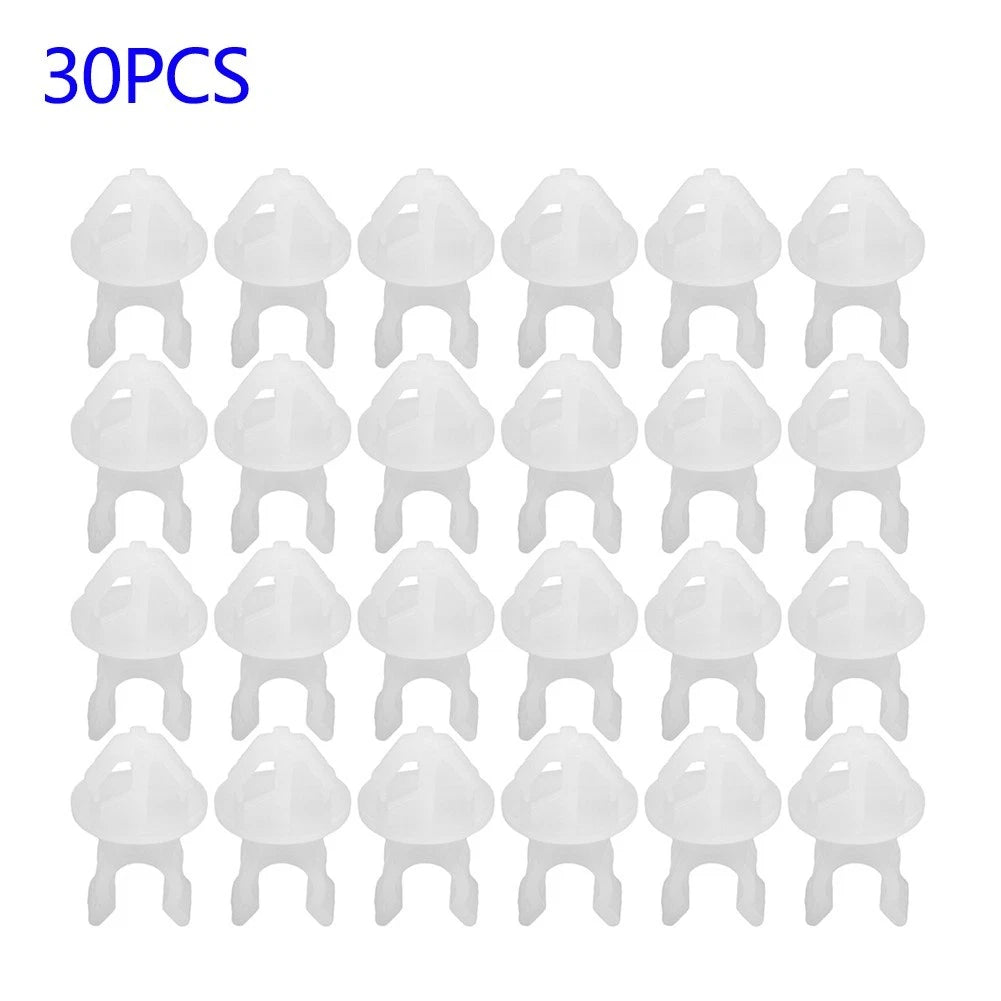 30pcs Rod Holder Clips for Auto (8mm)