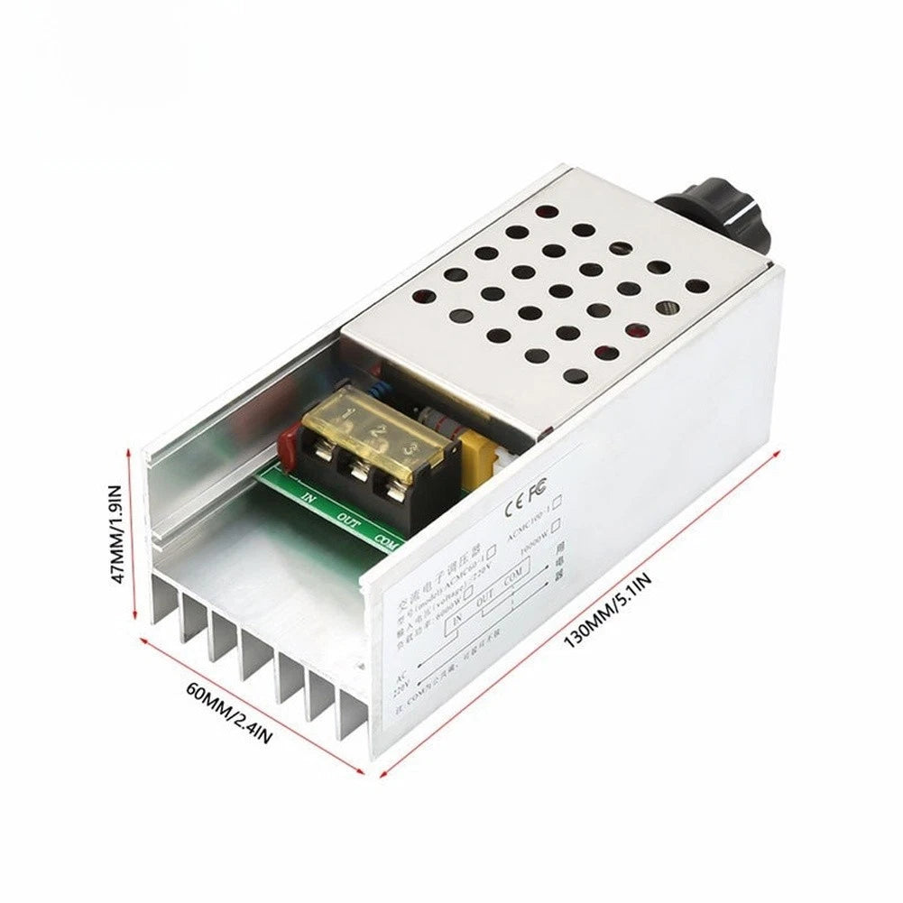 6000W AC Thyristor Regulator Dimmer for Universal Use (220V)