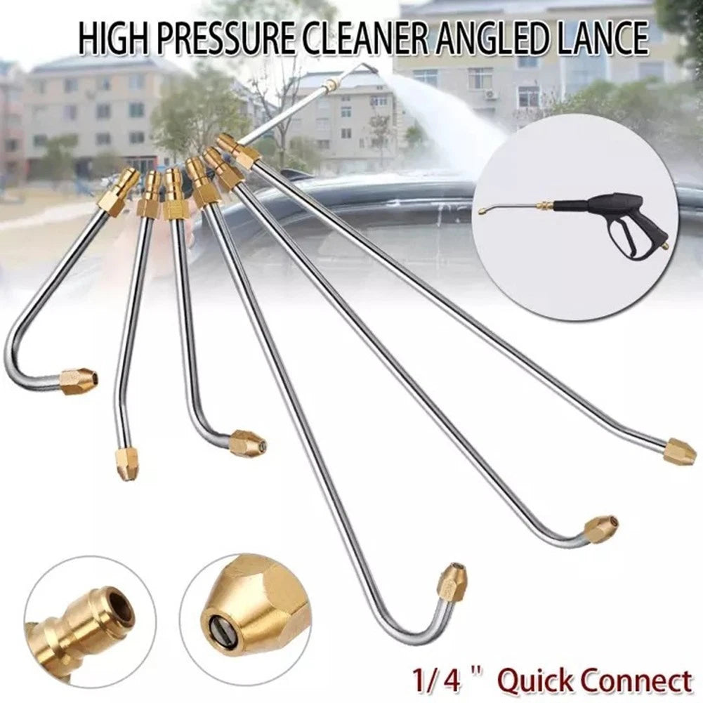 30°/90° U-Shape Pressure Washer Angled Lance Extension Spray Wand Nozzle