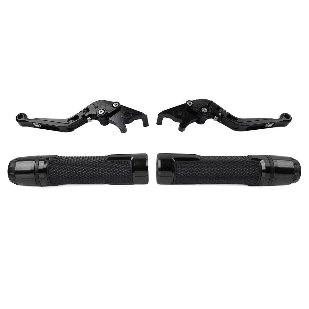 Adjustable Brake Clutch Lever Grip Set for Kawasaki ER6F ER6N (2006–2016)