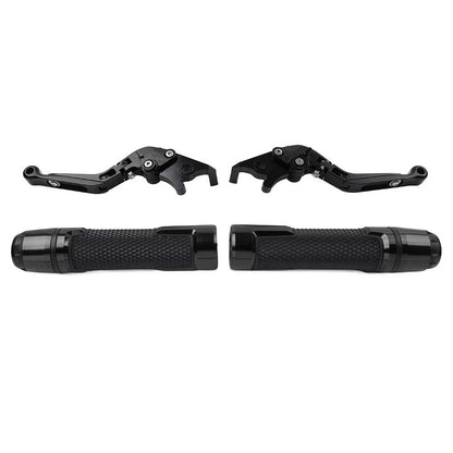 Adjustable Brake Clutch Lever Grip Set for Kawasaki ER6F ER6N (2006–2016)