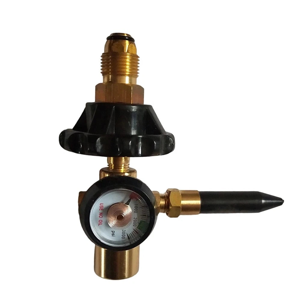 Helium Regulator with Pressure Gauge for Kitchen Balloon Use