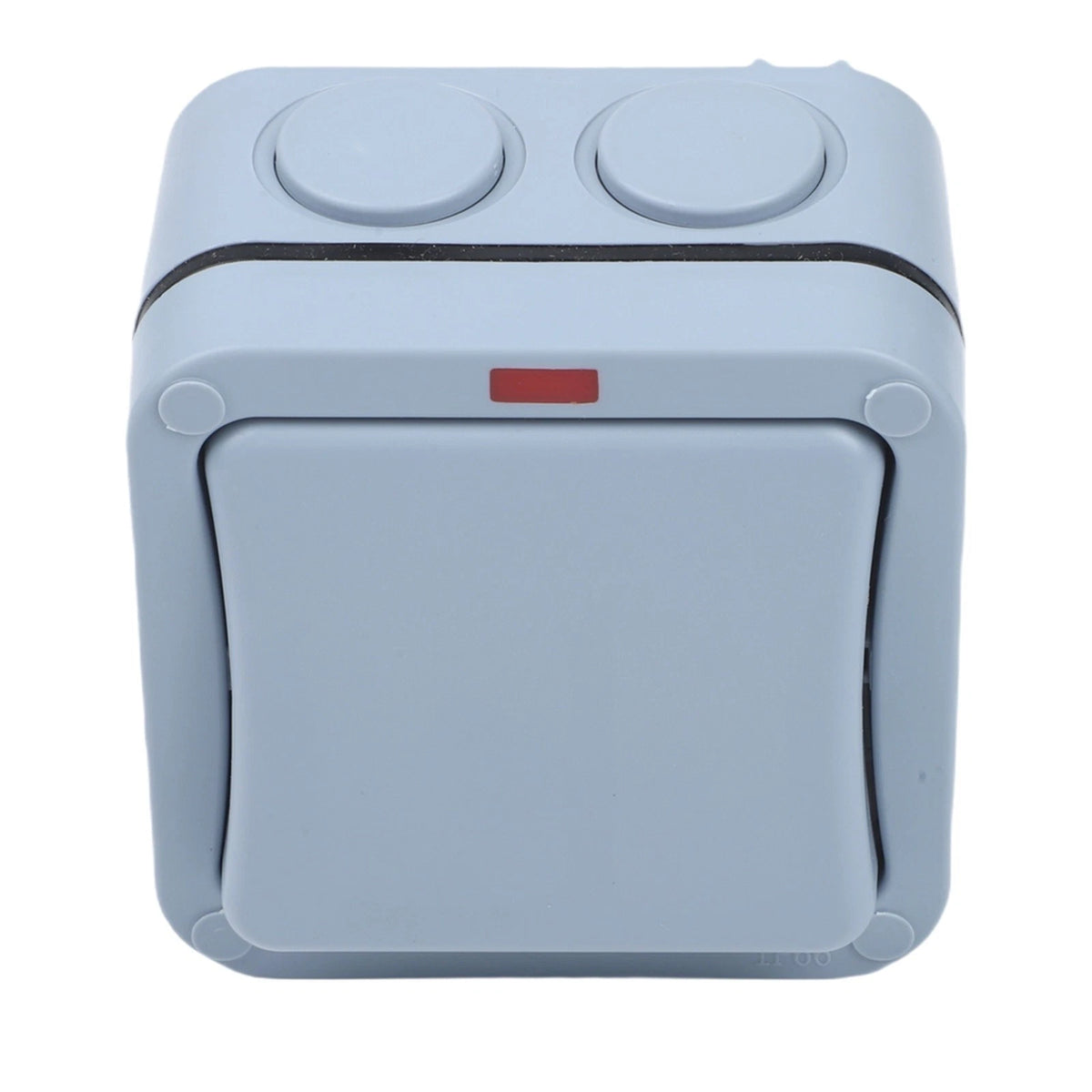 1 Gang Weatherproof Outdoor Light Switch for Garden Pool Patio (IP66 Rated)