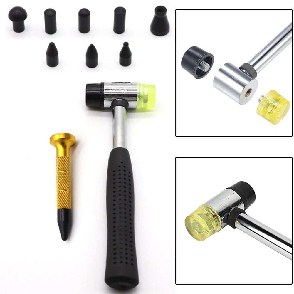 Set of 9 Car Dent Repair Tools for Comprehensive Repairs