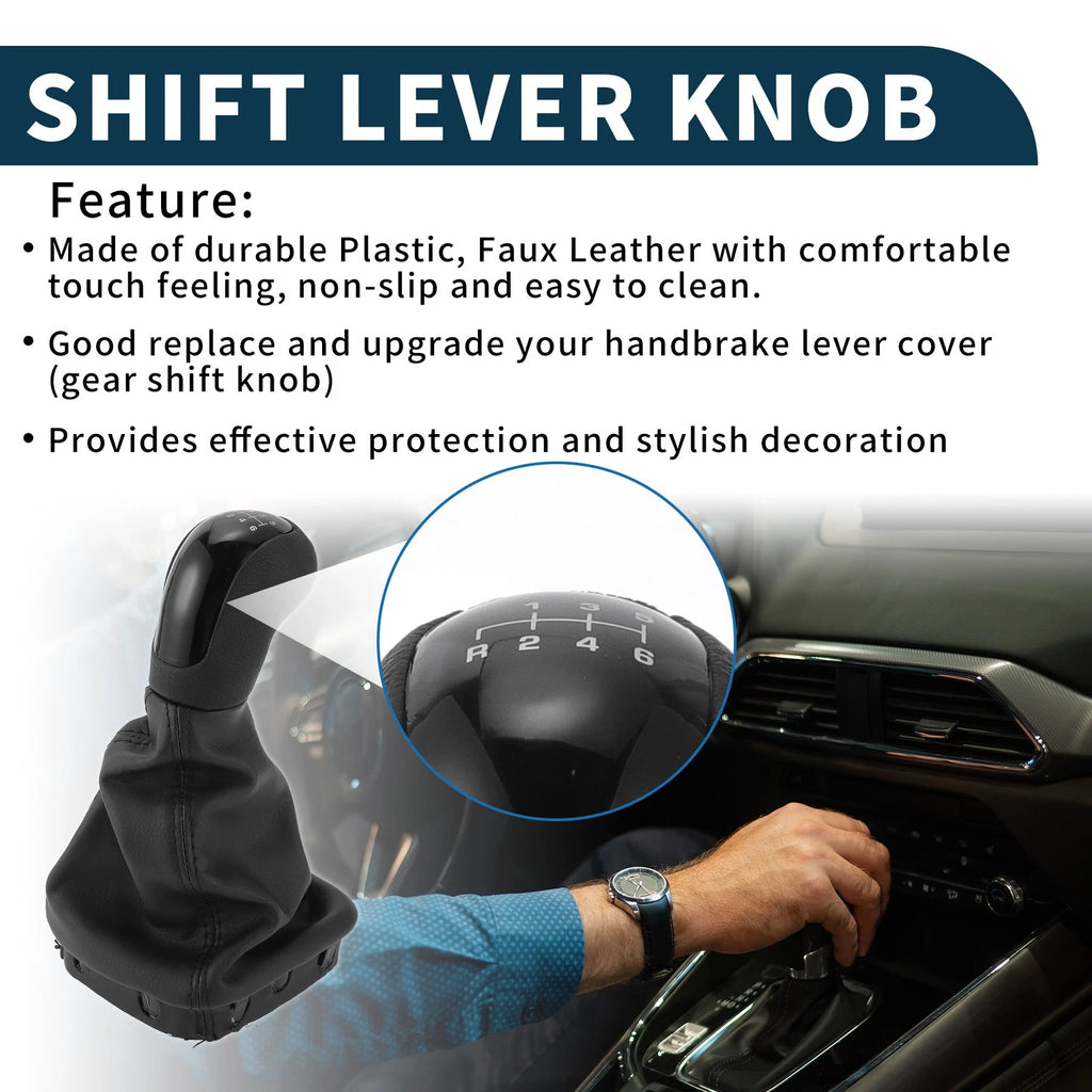 6 Speed Manual Gear Shift Knob with Cover for Mercedes A Class (1997–2004)