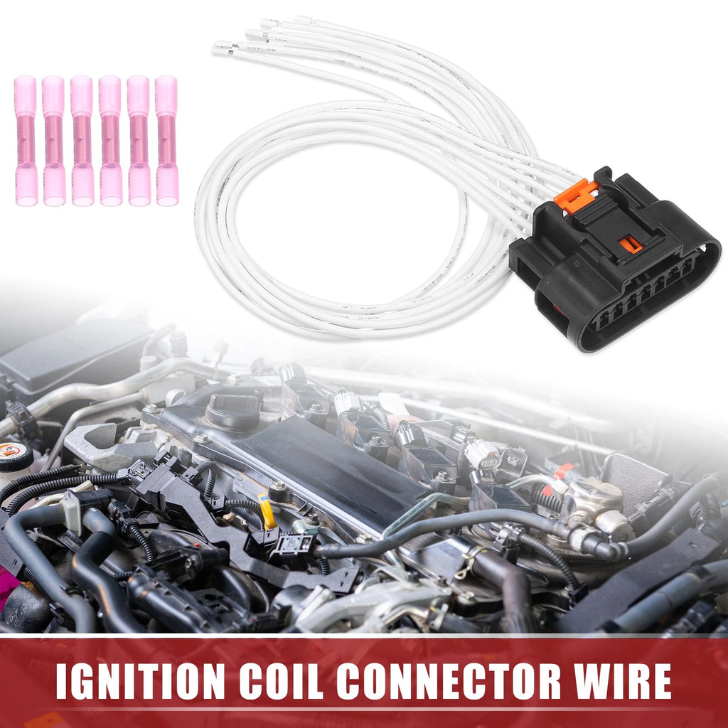 Ignition Coil Connector Wiring Harness Set Replace for Chevy Cruze 1.4L (2011–2016)