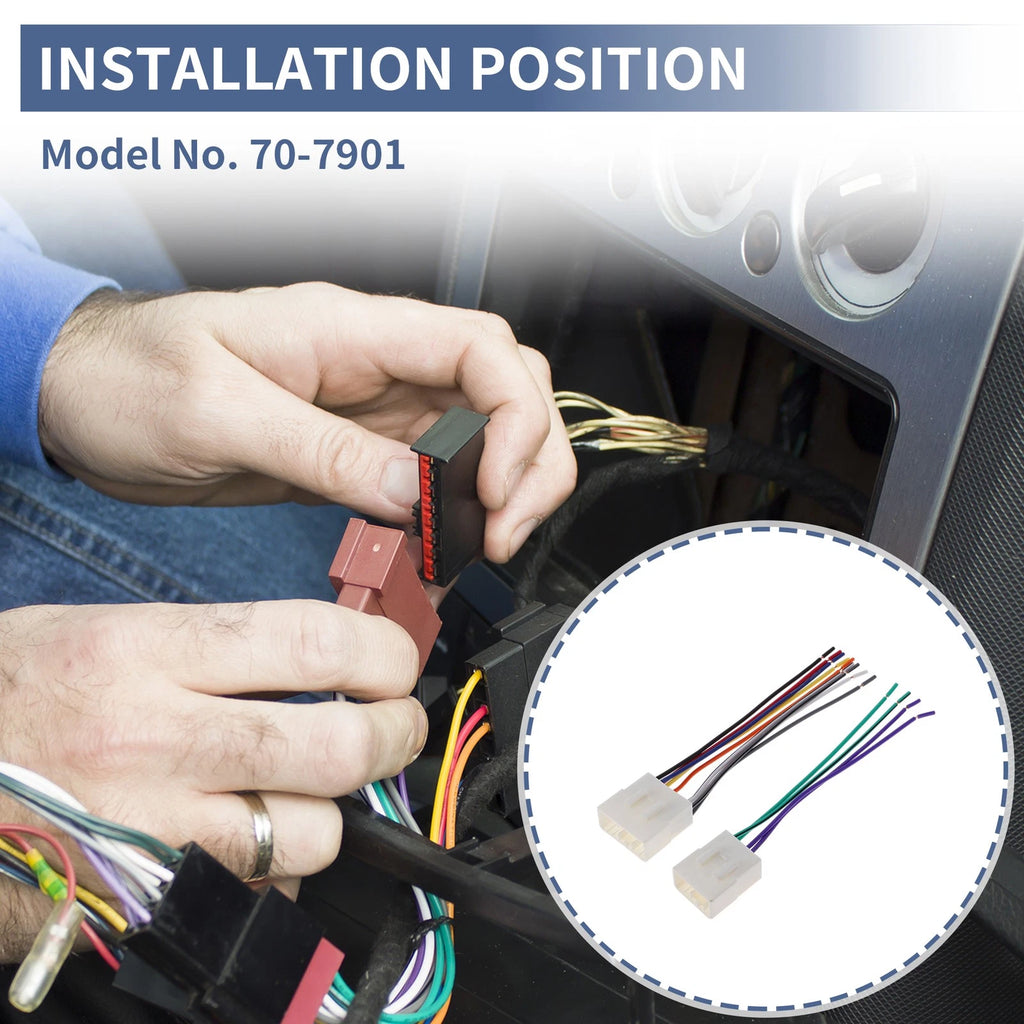 Car Stereo CD Player Wiring Harness Set for Mazda 323 (1990–1994)