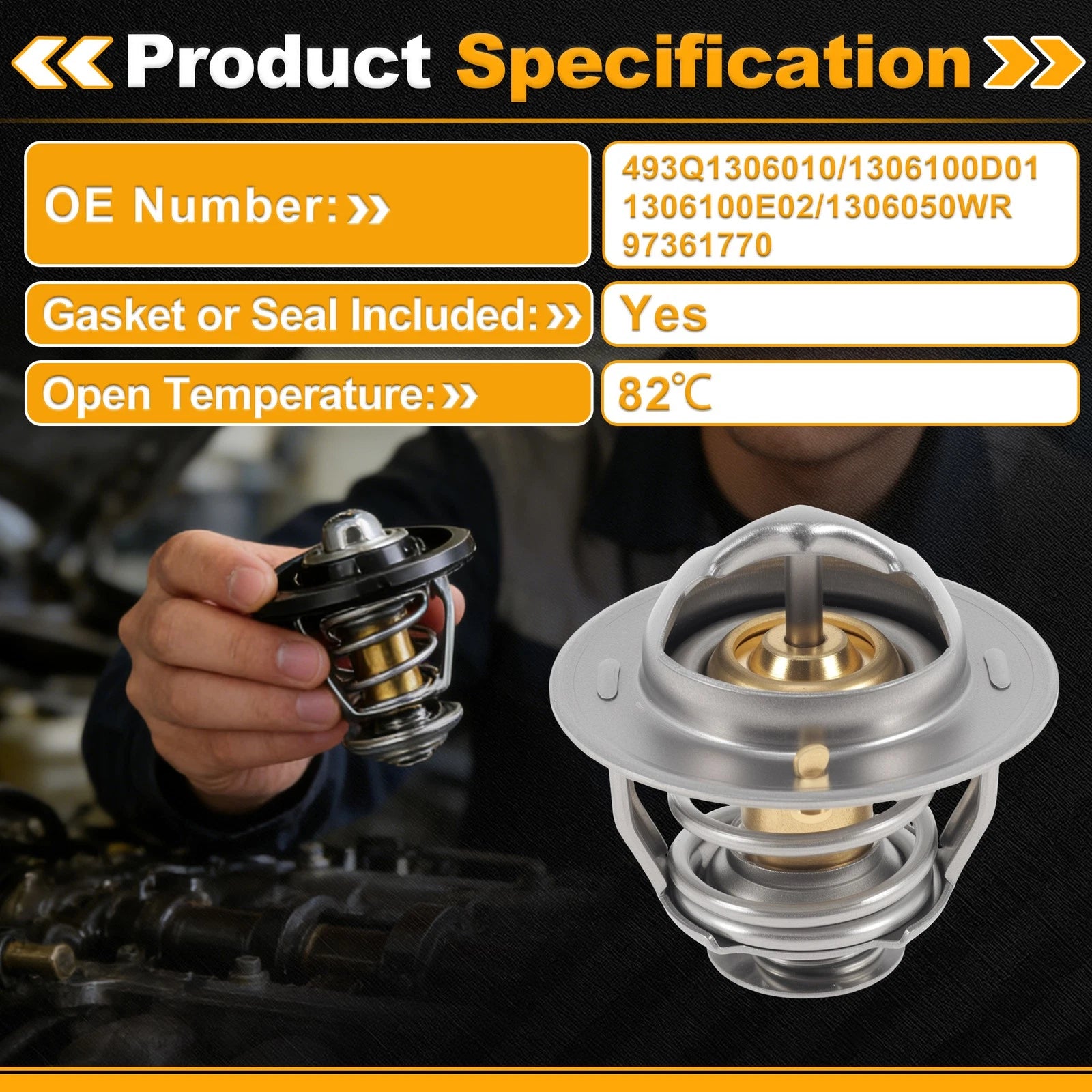Engine Coolant Thermostat Replacement for American Motors Concord (1980–1982)