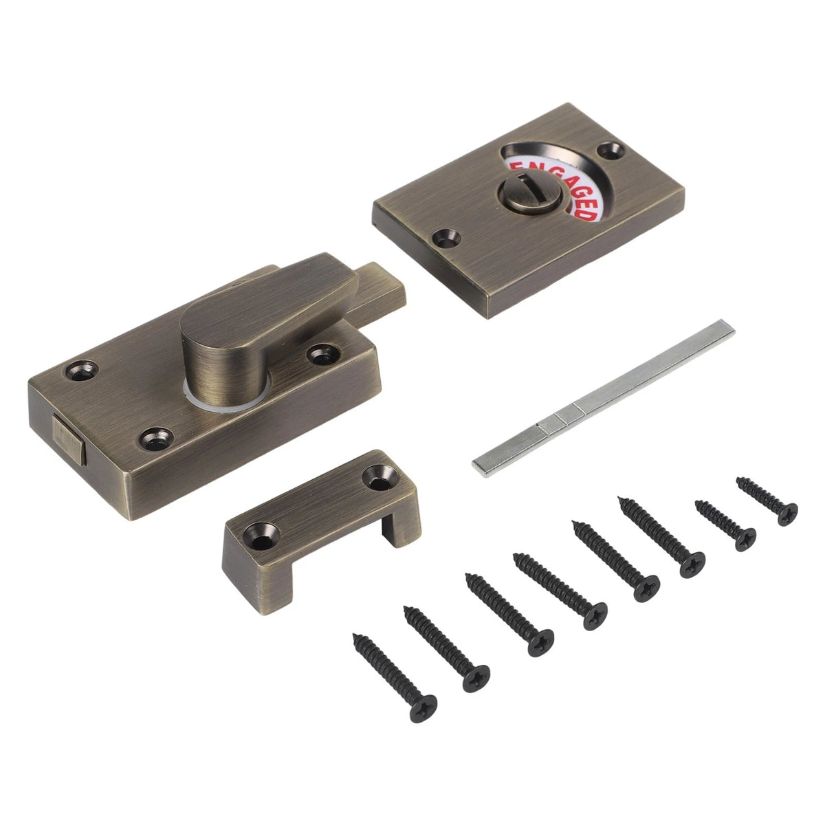 Toilet Door Lock Indicator Bolt for Bathroom Privacy
