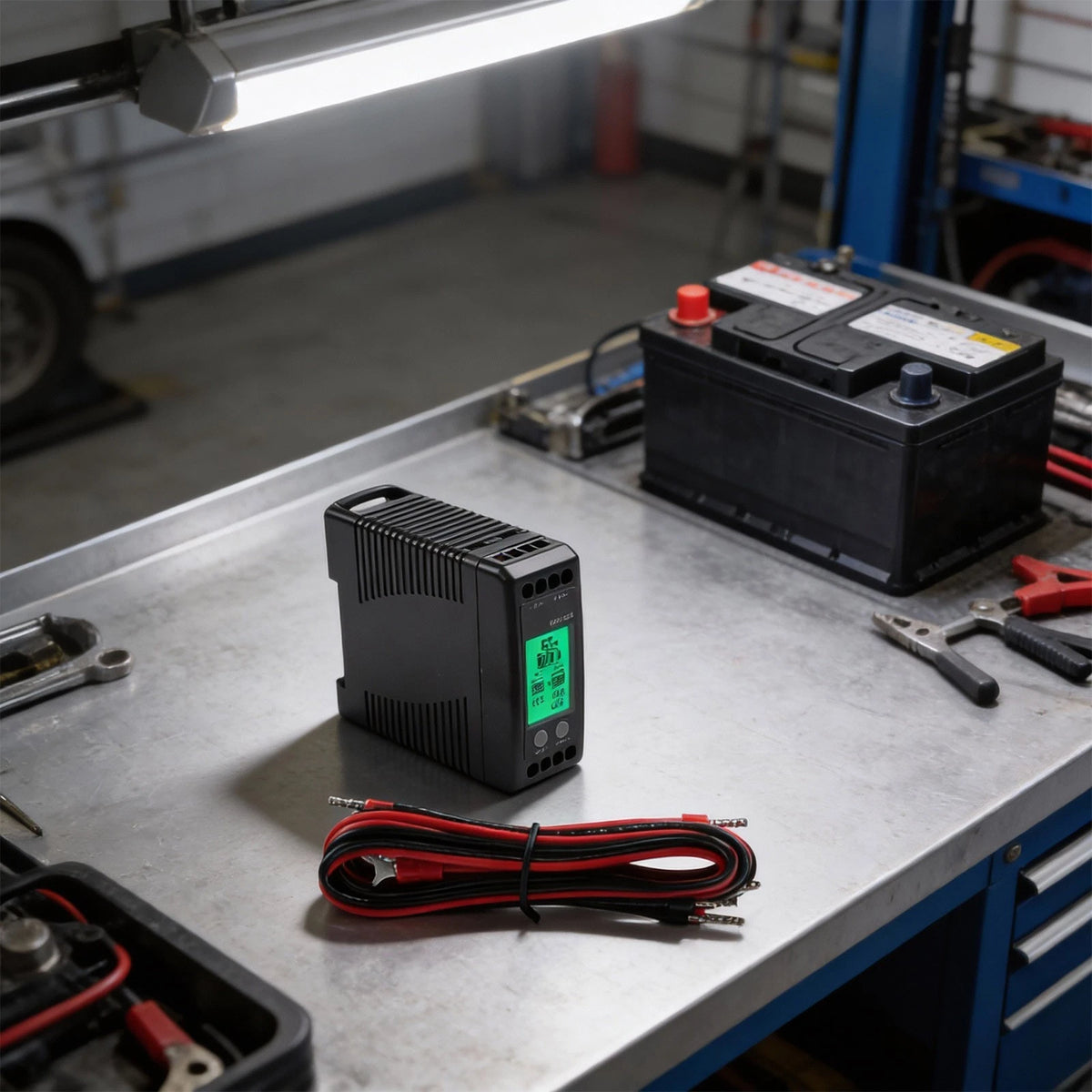 Battery Voltage Balancer 24V for Trucks, RVs, Motorcycles, Golf Carts