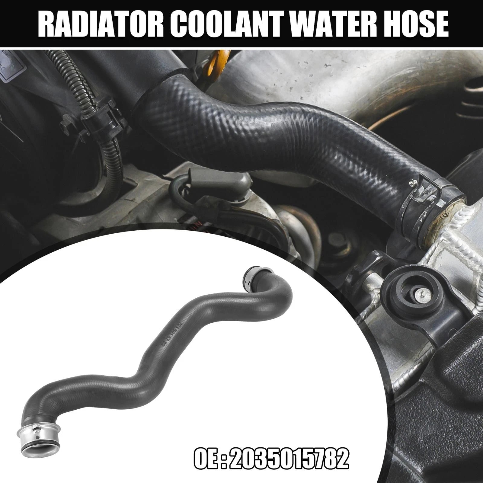 Upper Radiator Coolant Hose Replacement for Mercedes-Benz C230 (2003-2005)