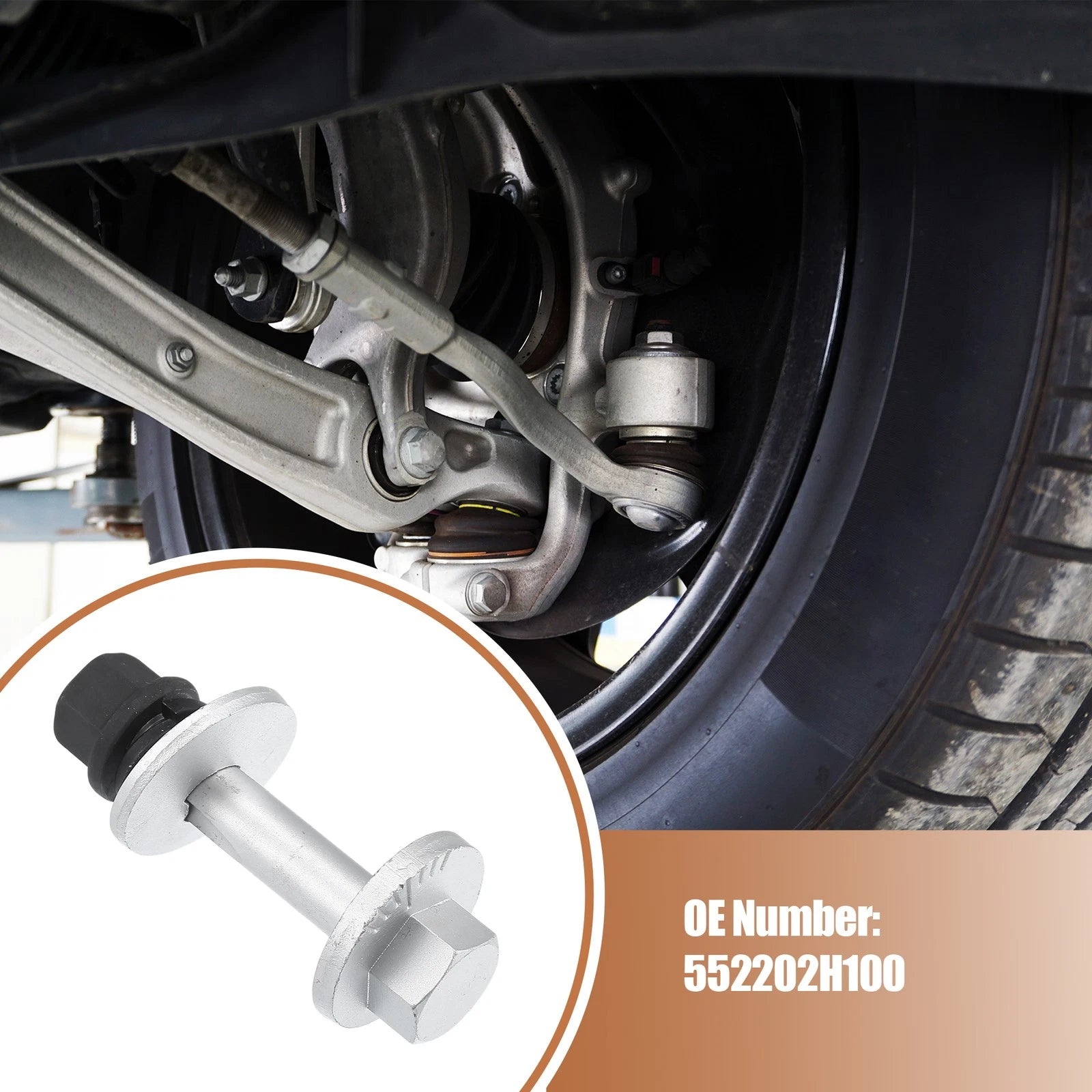 Camber Eccentric Bolts Front Set for Hyundai Elantra 2007–2011