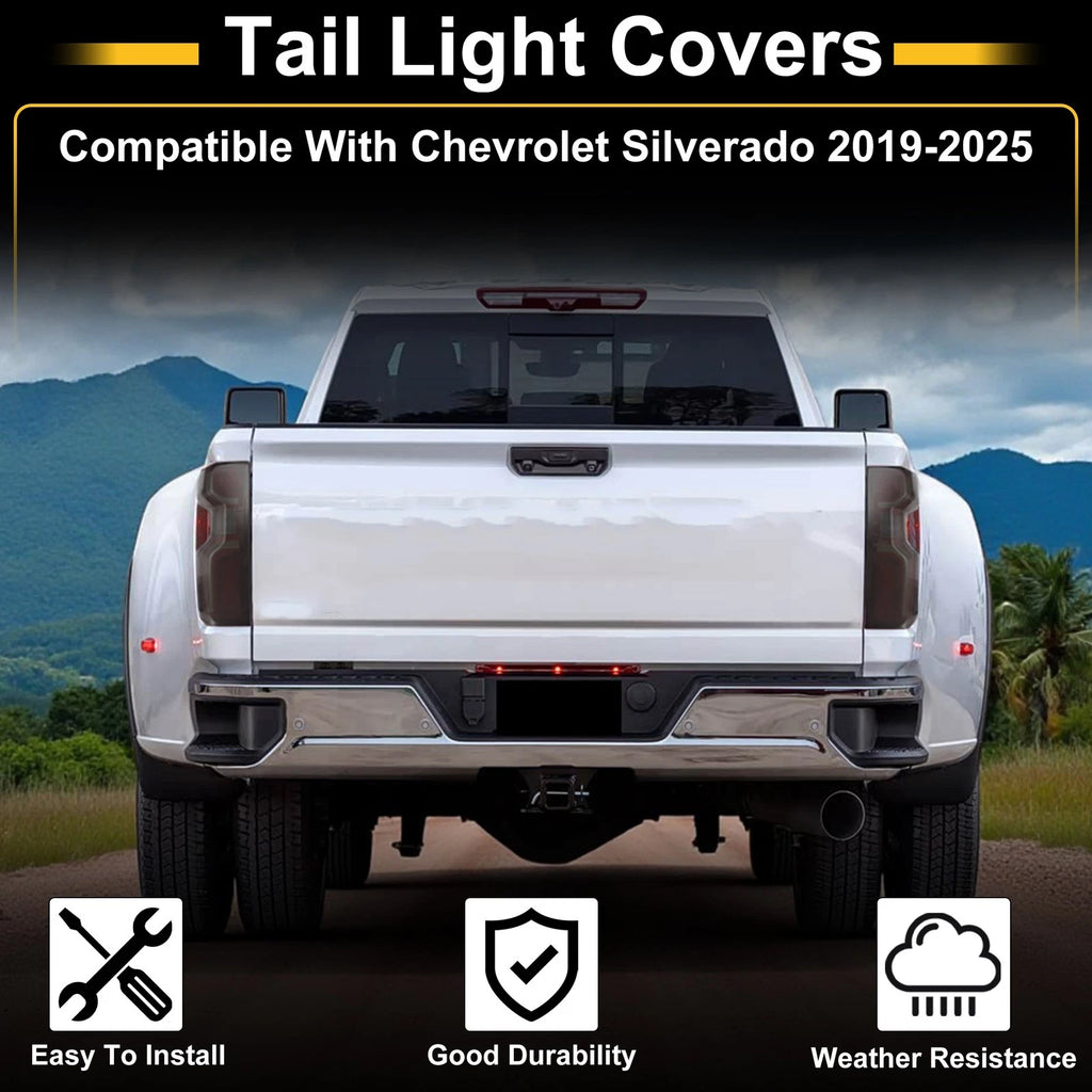 Tail Light Cover Trim Replacement for Chevrolet Silverado (2019–2024)
