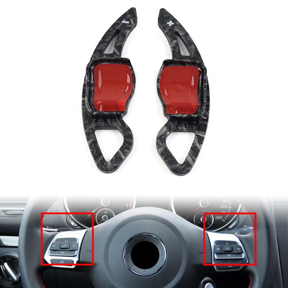 Steering Wheel Shift Paddle Shifter Extensions for VW Golf Jetta Passat (2005–2016)