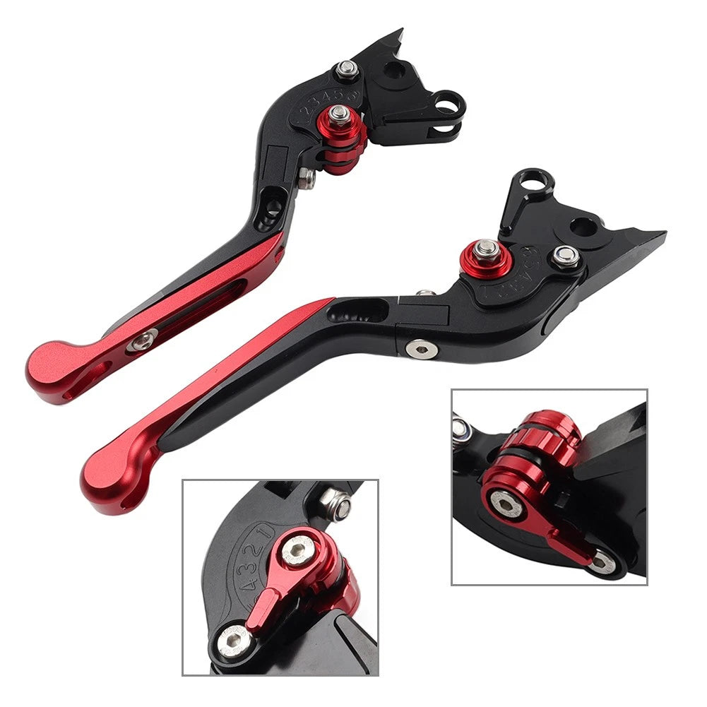 2X Adjustable Brake Clutch Levers for Ducati MS4 MS4R M1000 ST3 ST4 S ABS 748