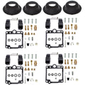 4X Carburetor Kit for Suzuki GS1100 (1980–1983) GS1100E GS 1100 Float Diaphragm