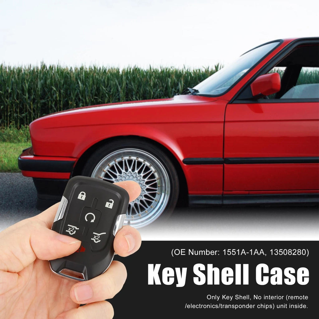 Car Key Shell Case Replacement for Chevrolet Tahoe GMC Yukon (2007–2020)