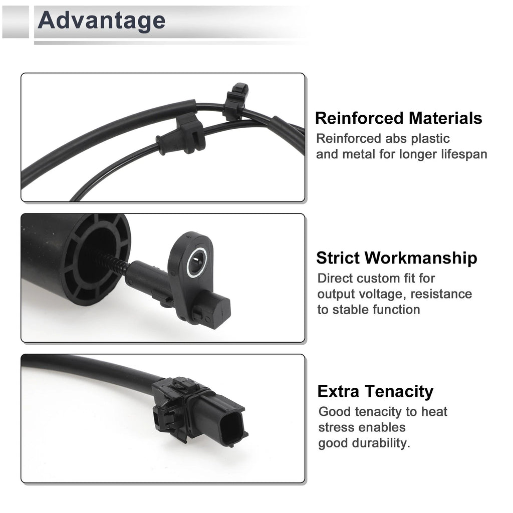 ABS Wheel Speed Sensor Rear Left Replacement for Honda City (2014–2019)