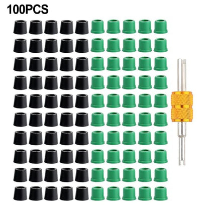 100Pc Quick Coupler Gaskets O-Ring Seals for HVAC Charging Hoses