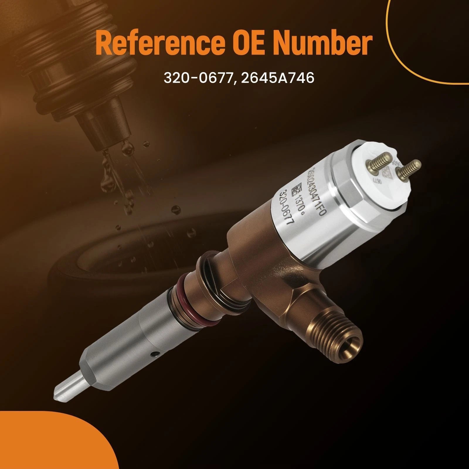 Fuel Injector for CAT C6.6 E320D E323D 420E (2010–2019) 320-0677